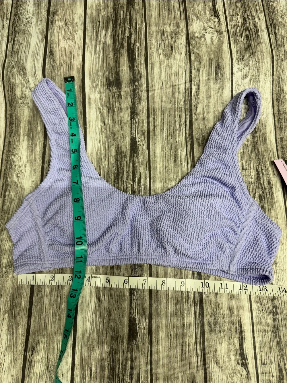 Wild fable Ribbed swim top in Lavender - Women